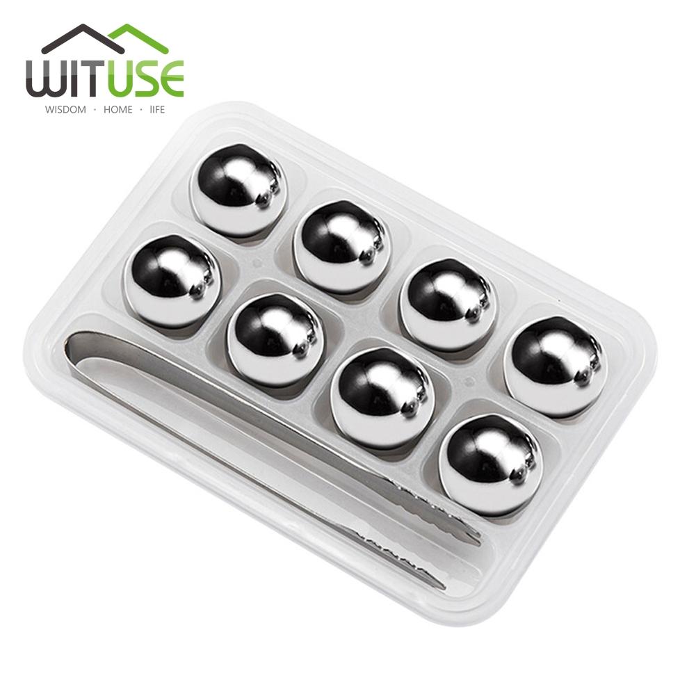 WITUSE 8pcs Stainless Steel Stones